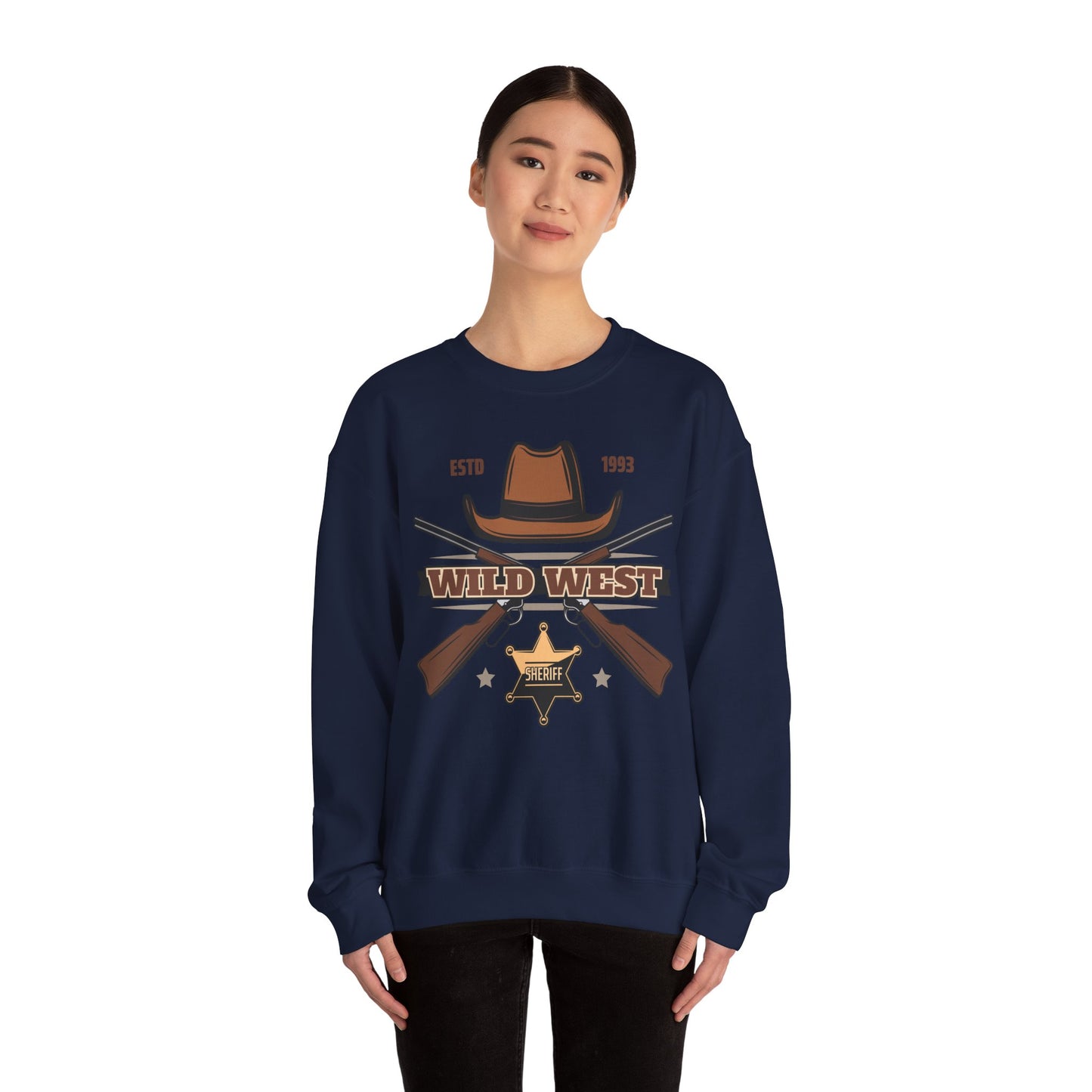 Crewneck Sweatshirt - Wild West - Sheriff