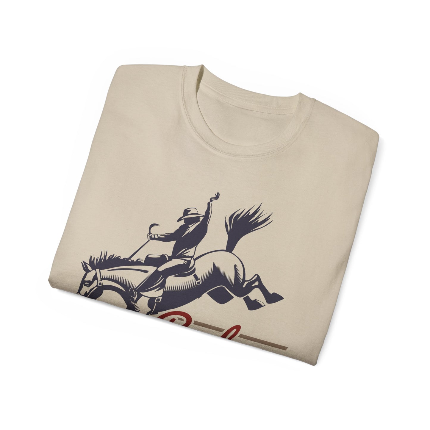 Unisex Ultra Cotton Tee - Western Cowboy - Rodeo Club