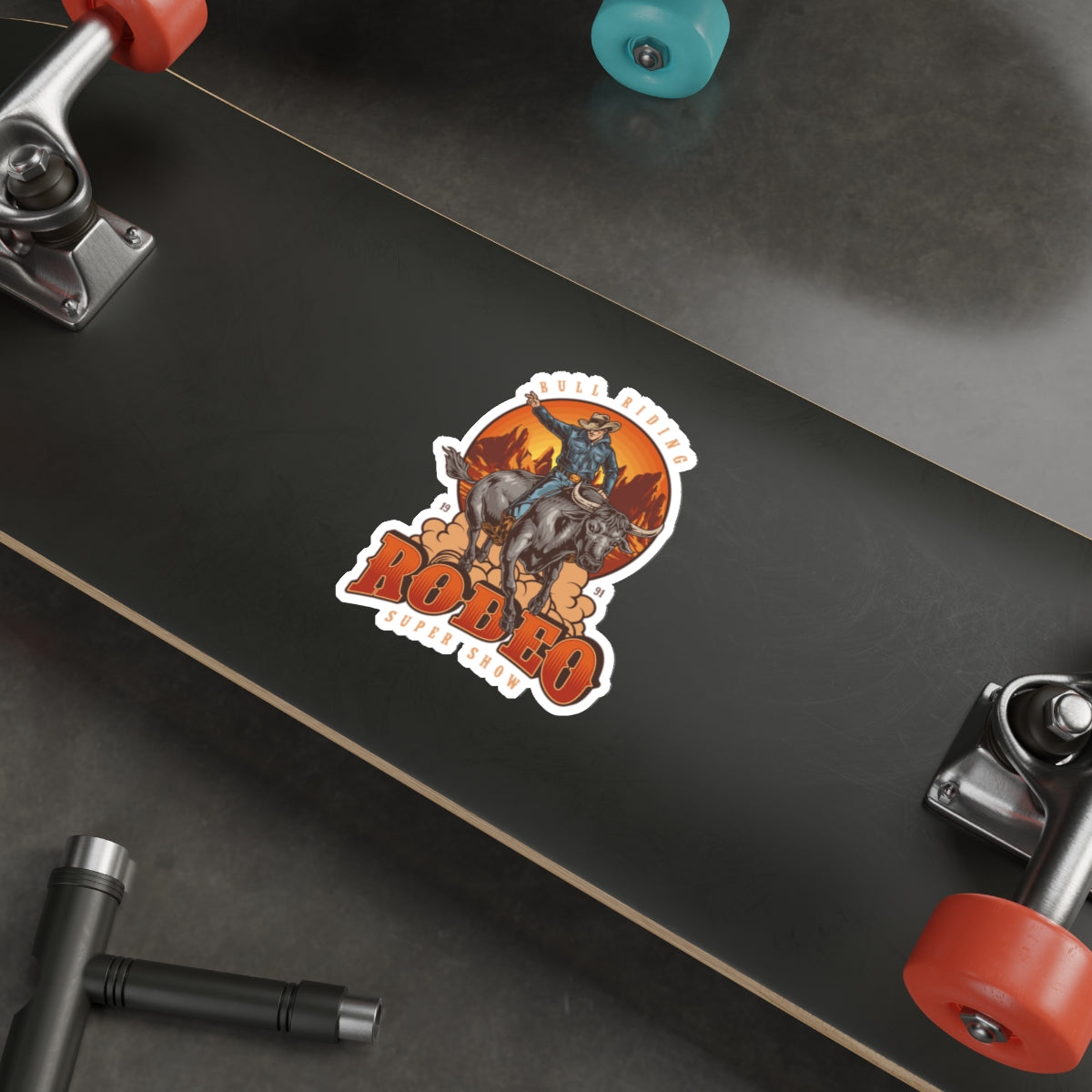Die-cut stickers - Bull Riding - Rodeo Super Show