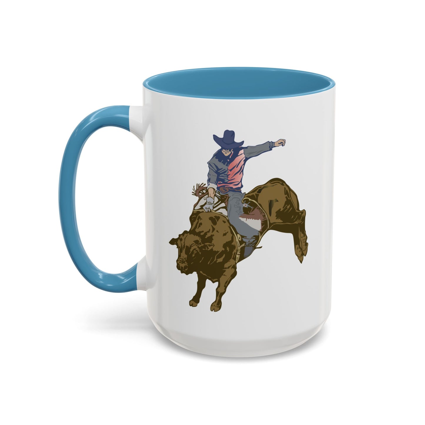 Accent Coffee Mug (11, 15oz) - Cowboy - Rodeo