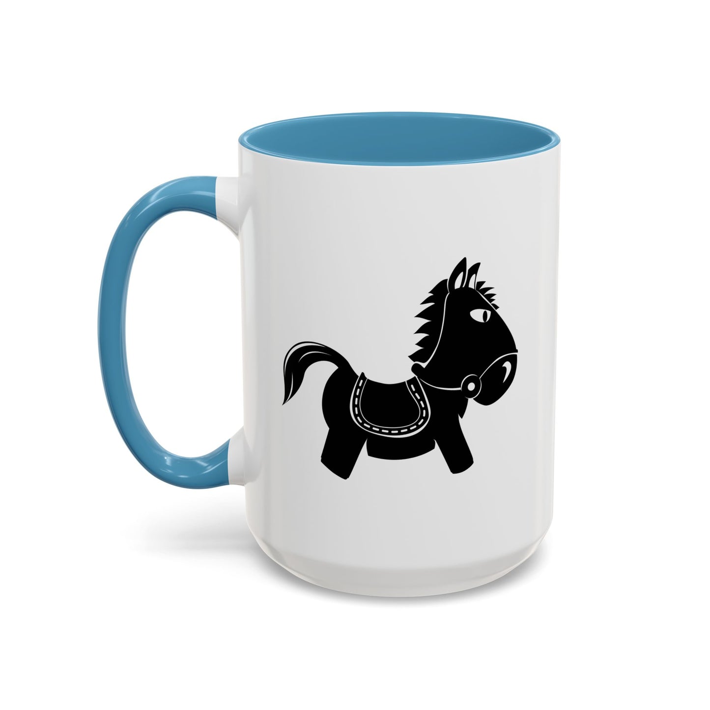 Accent Coffee Mug (11, 15oz) - Kids Rocking Horse X 300