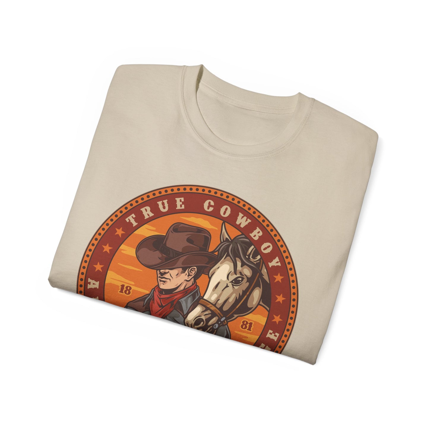 Unisex Ultra Cotton Tee - True Cowboy - American Heritage