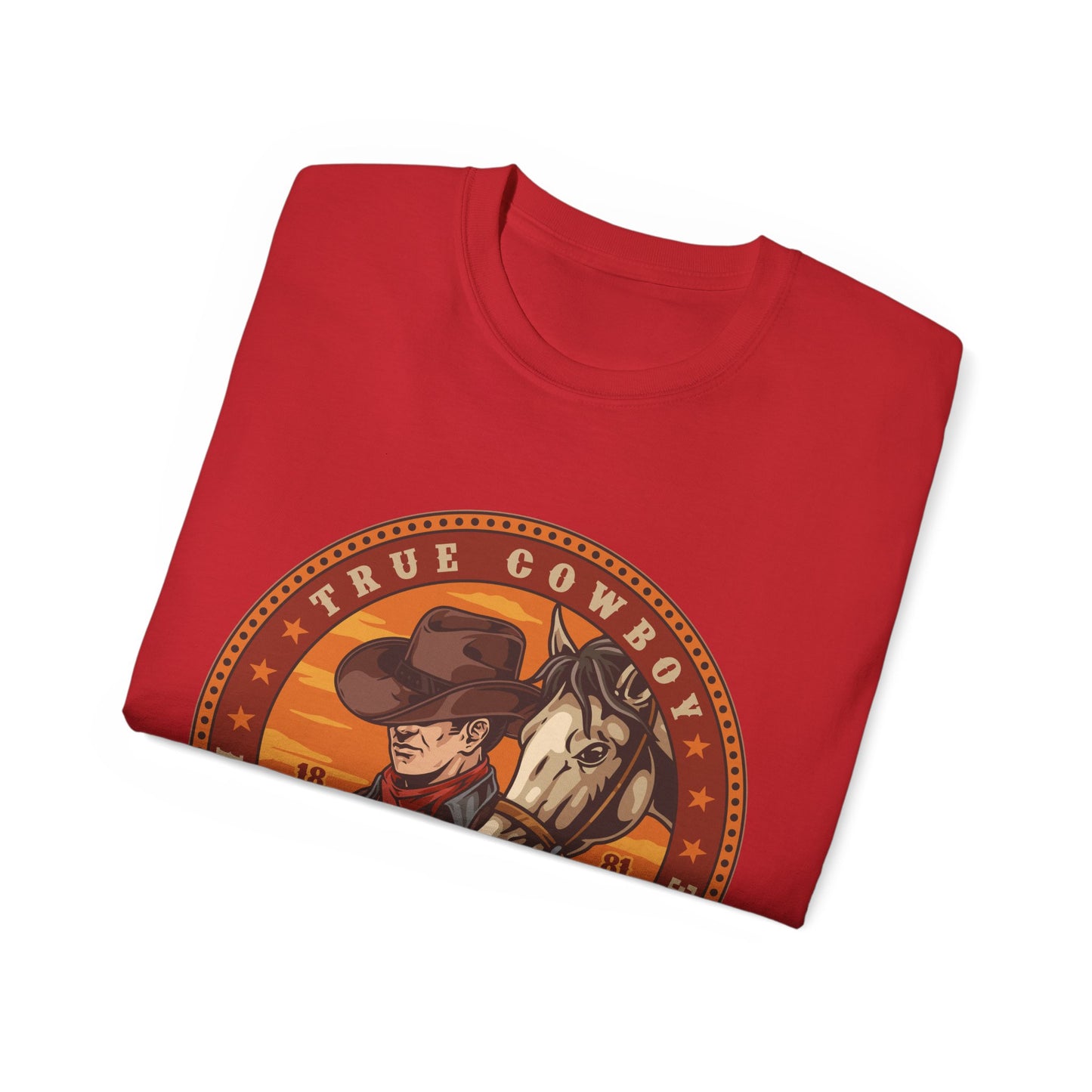 Unisex Ultra Cotton Tee - True Cowboy - American Heritage