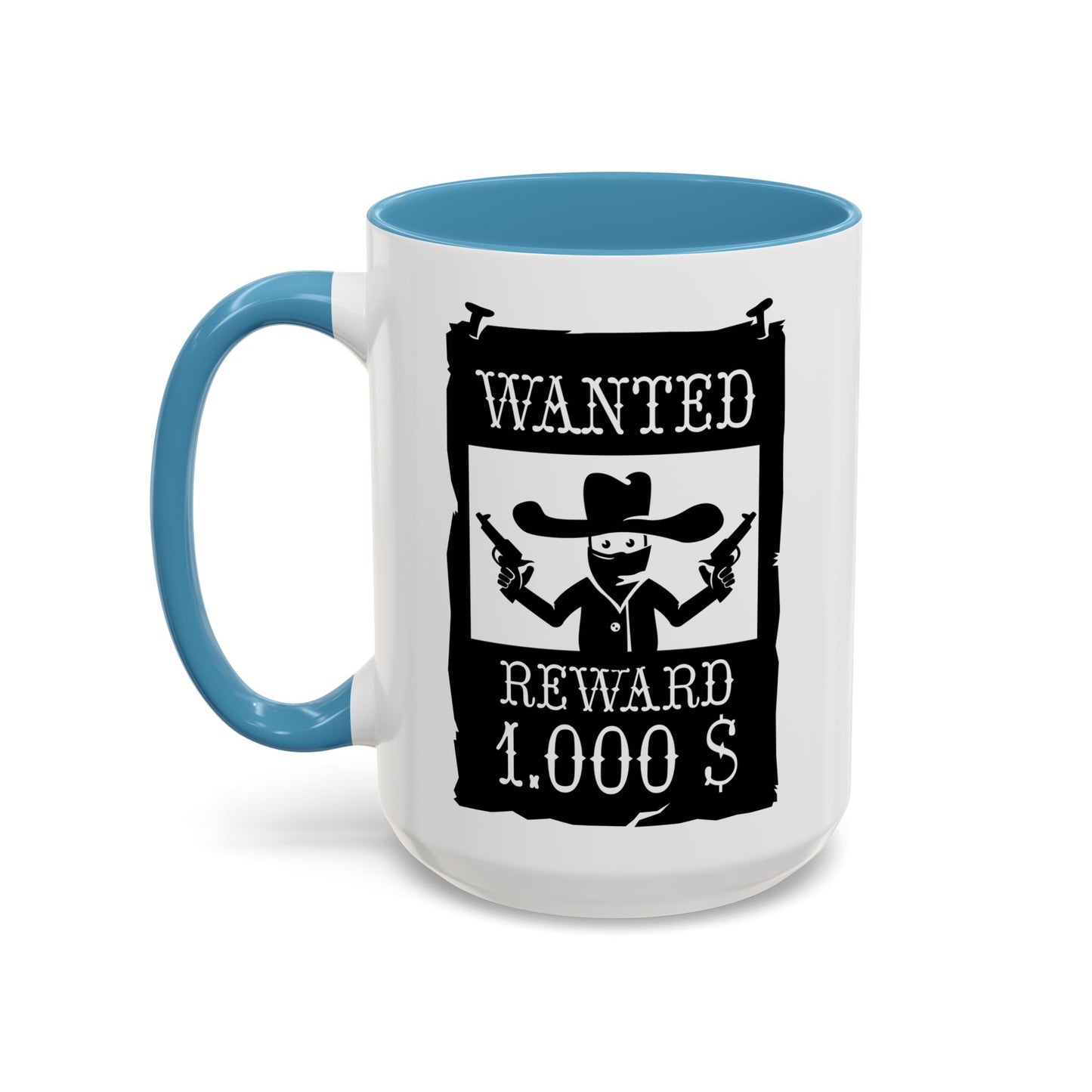 Accent Coffee Mug (11, 15oz) - Wanted Poster X 300