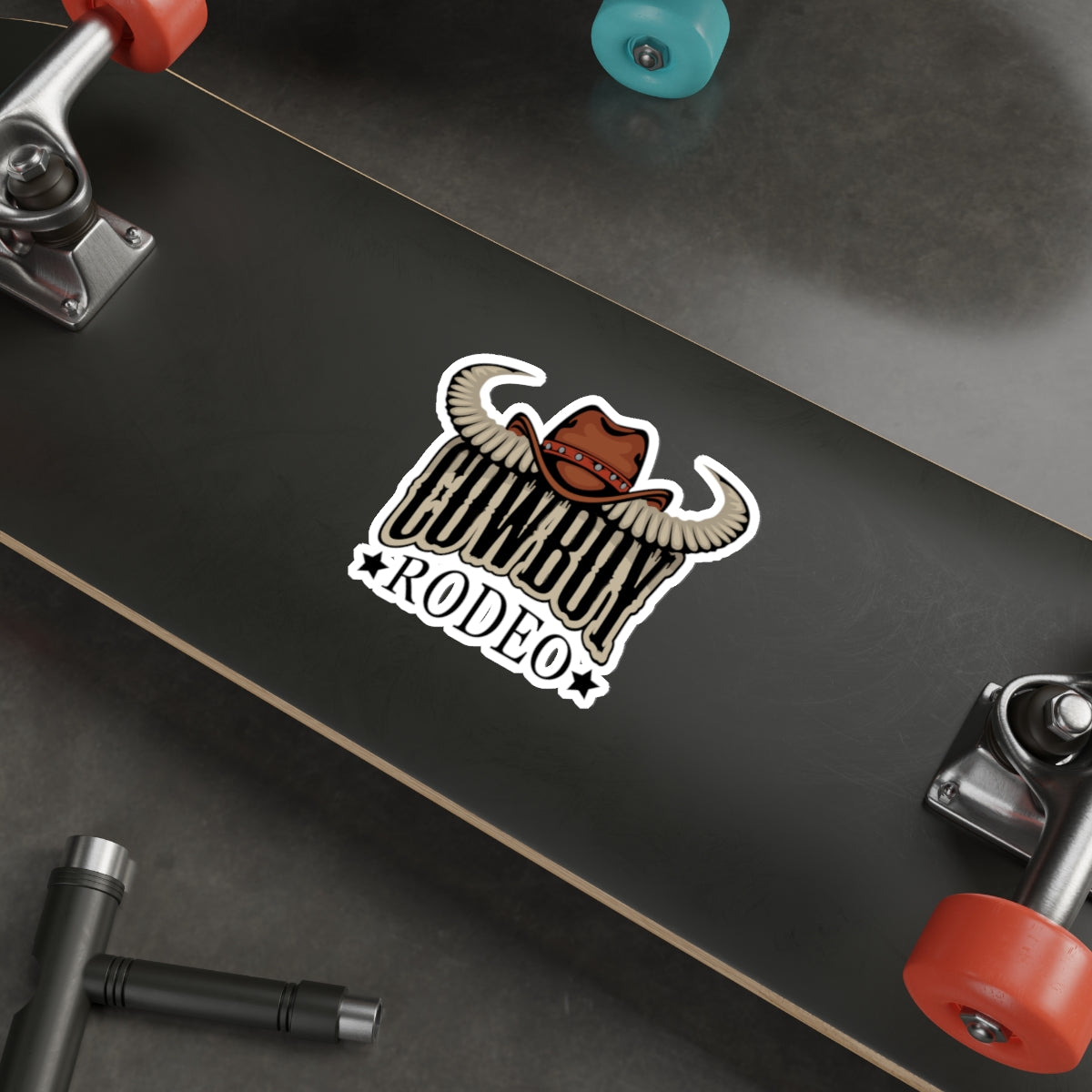 Die-cut stickers - Cowboy Rodeo - Horn