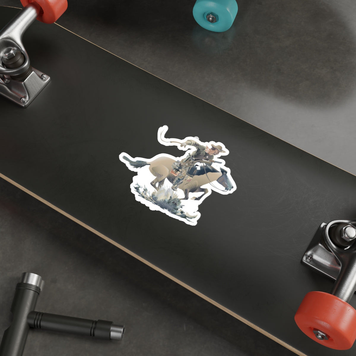 Die-cut stickers - COWBOY