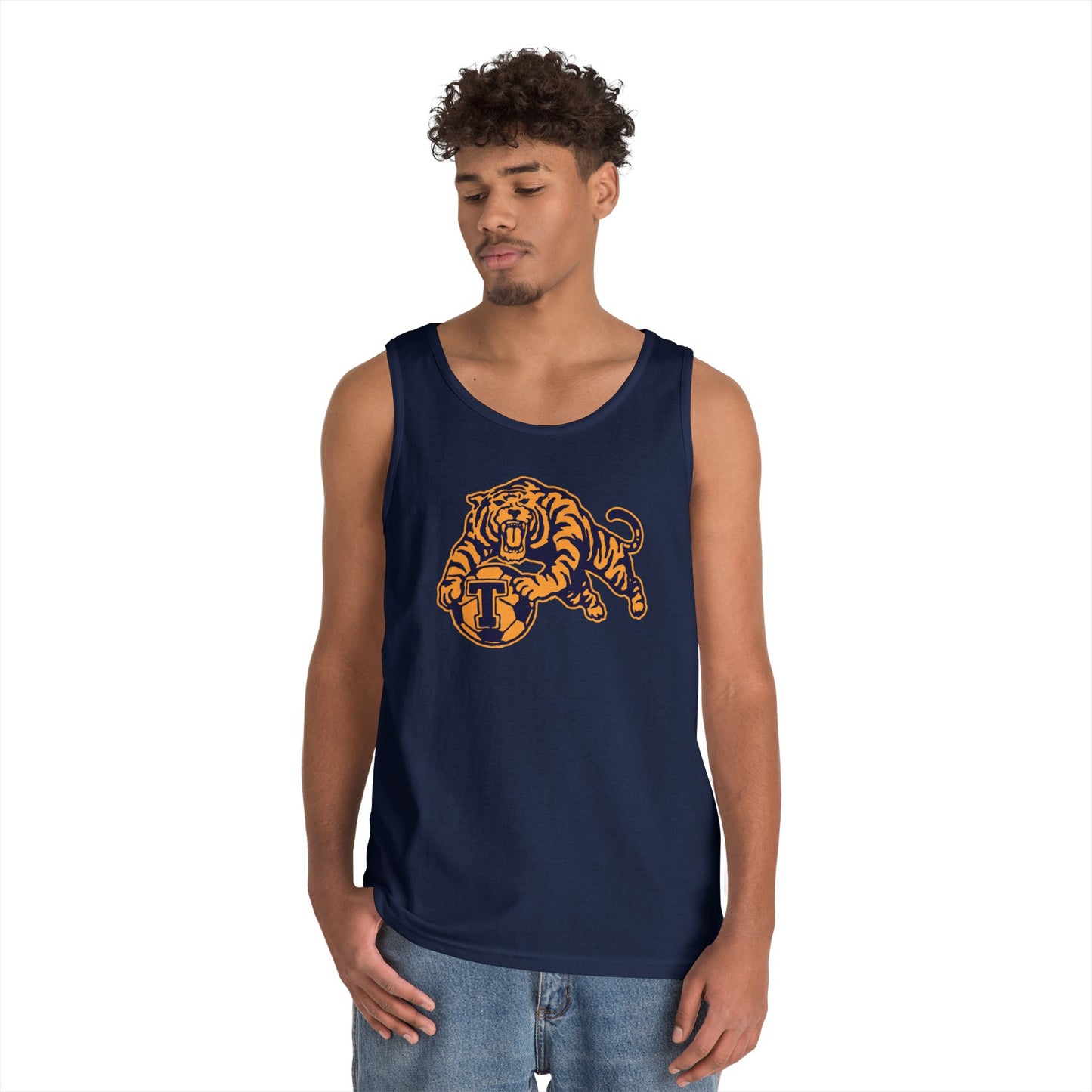 Unisex Heavy Cotton Tank Top - Tiger