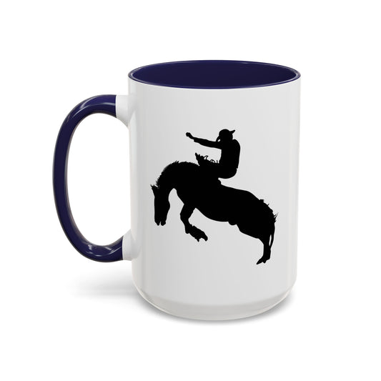 Accent Coffee Mug (11, 15oz) - Augusta - Rodeo - Silhouette