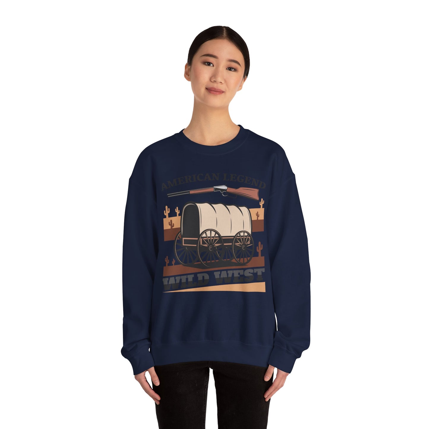 Crewneck Sweatshirt - American Legend - Wild West