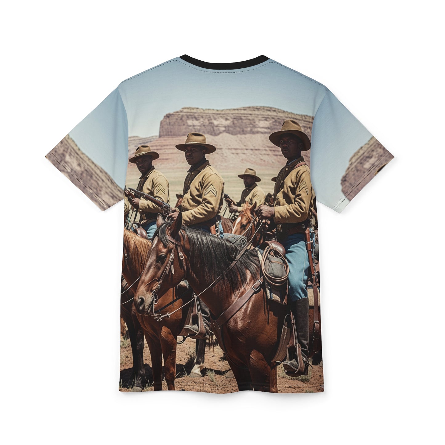 All Over Print Tee - 9th Cavalry Regiment 'Buffalo Soldiers' Scouting Mission