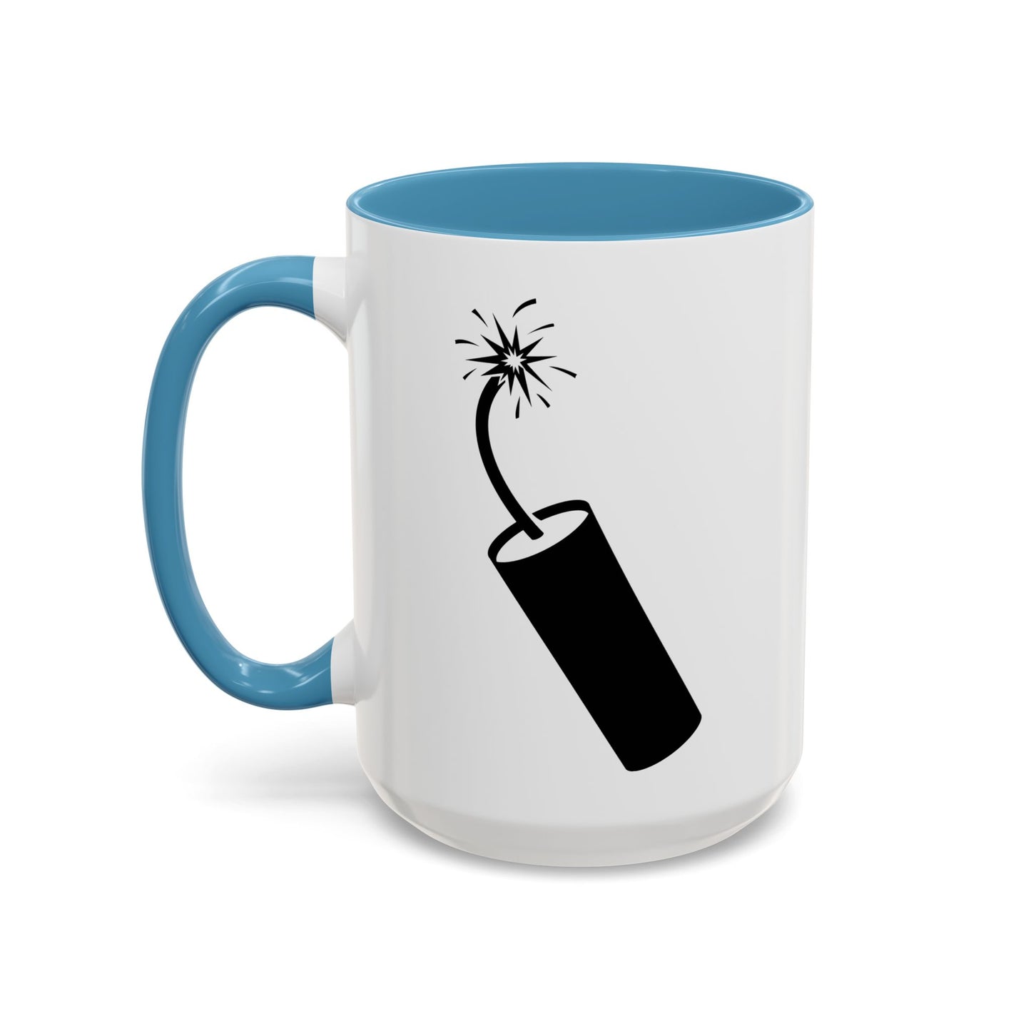 Accent Coffee Mug (11, 15oz) - Dynamite Stick w Burng Fuse X 300