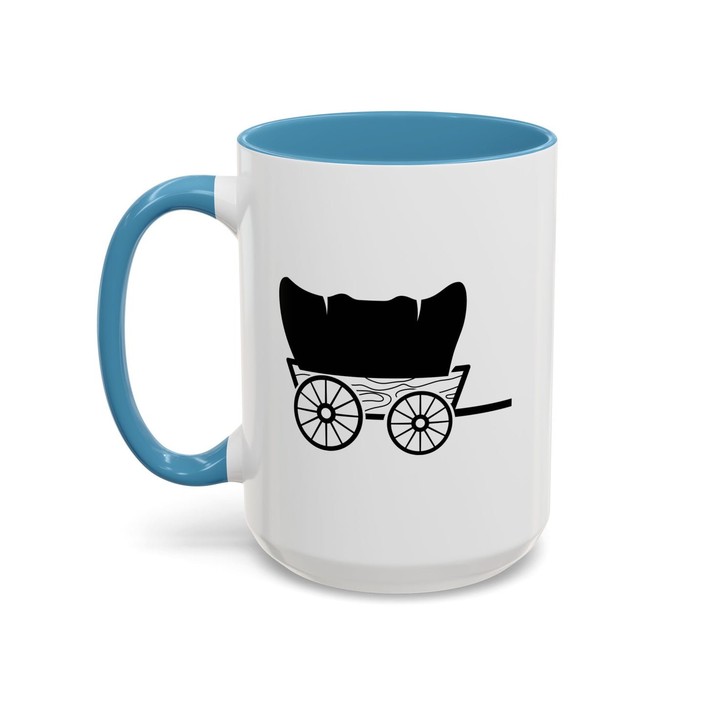 Accent Coffee Mug (11, 15oz) - Covered Wagon X 300
