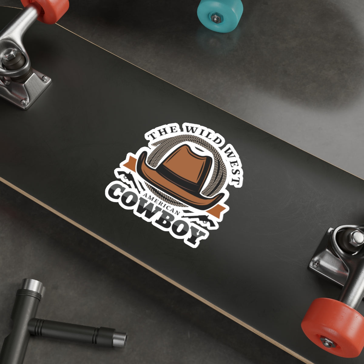 Die-cut stickers - The Wild West - American Cowboy