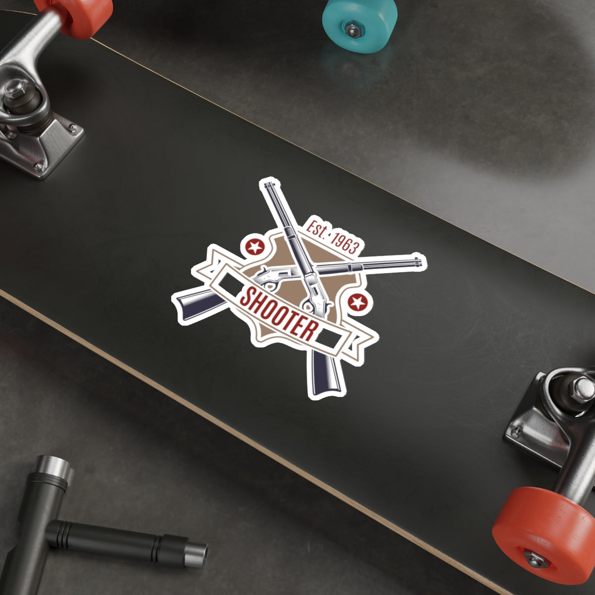 Die-cut stickers - Shooter - Revolver