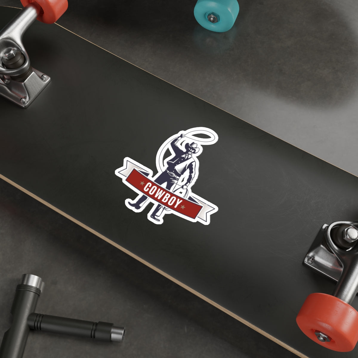 Die-Cut Stickers - Cowboy - The Wild West