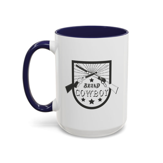 Accent Coffee Mug (11, 15oz) - Brand Cowboy