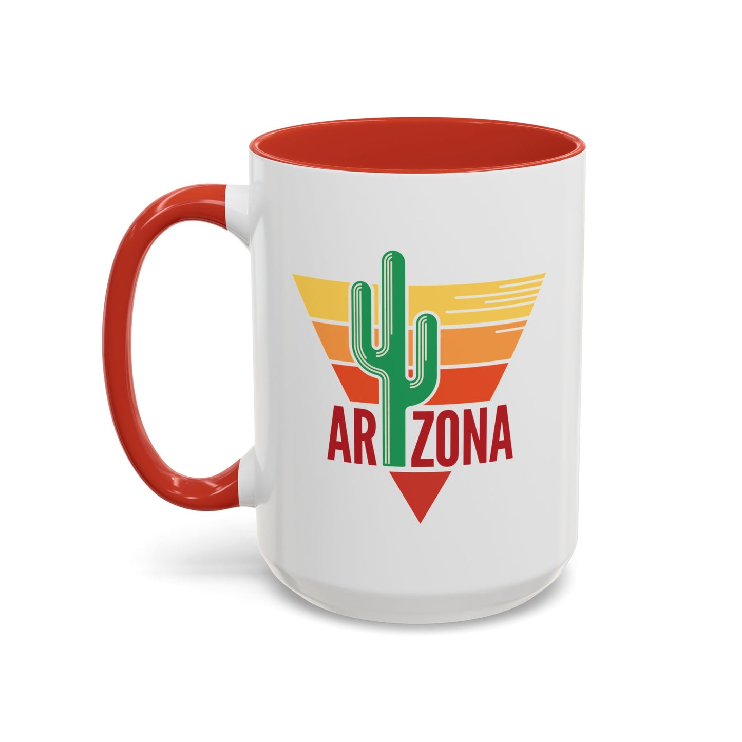 Accent Coffee Mug (11, 15oz) - Arizona - Red