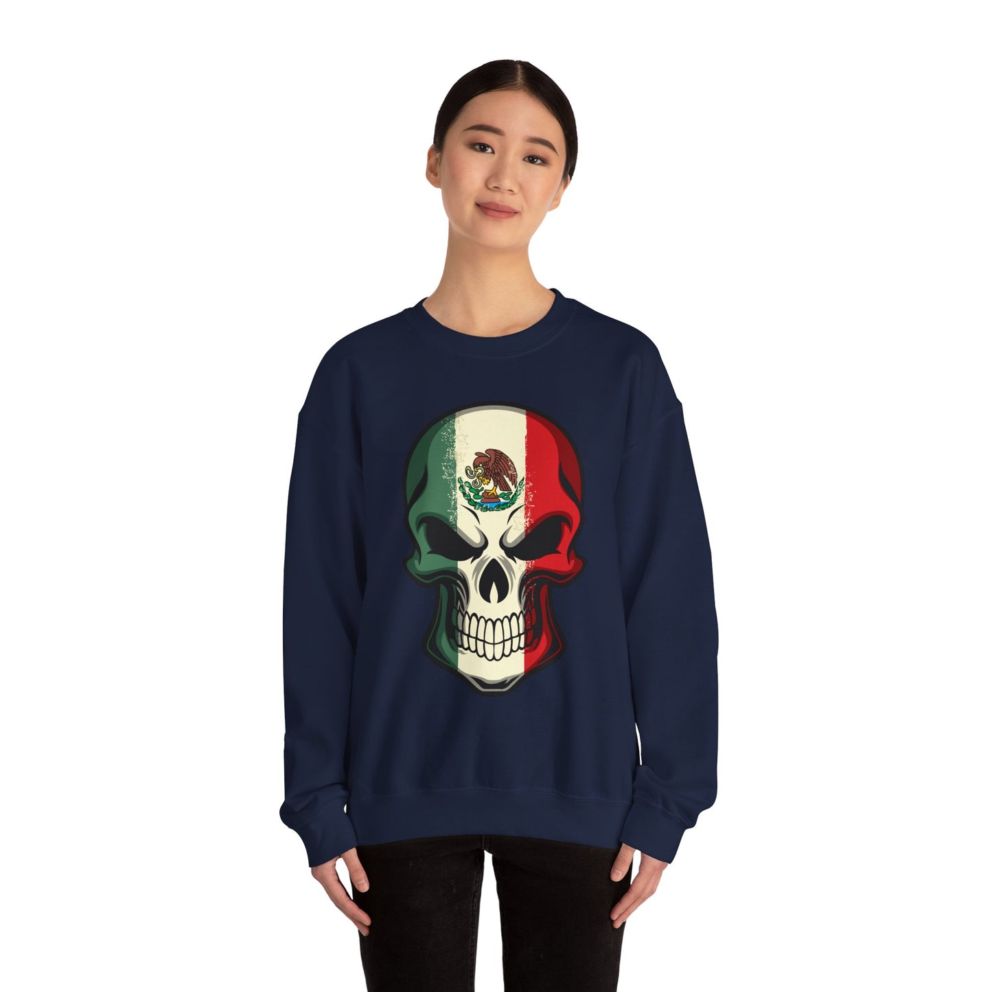 Crewneck Sweatshirt - Mexican Skull