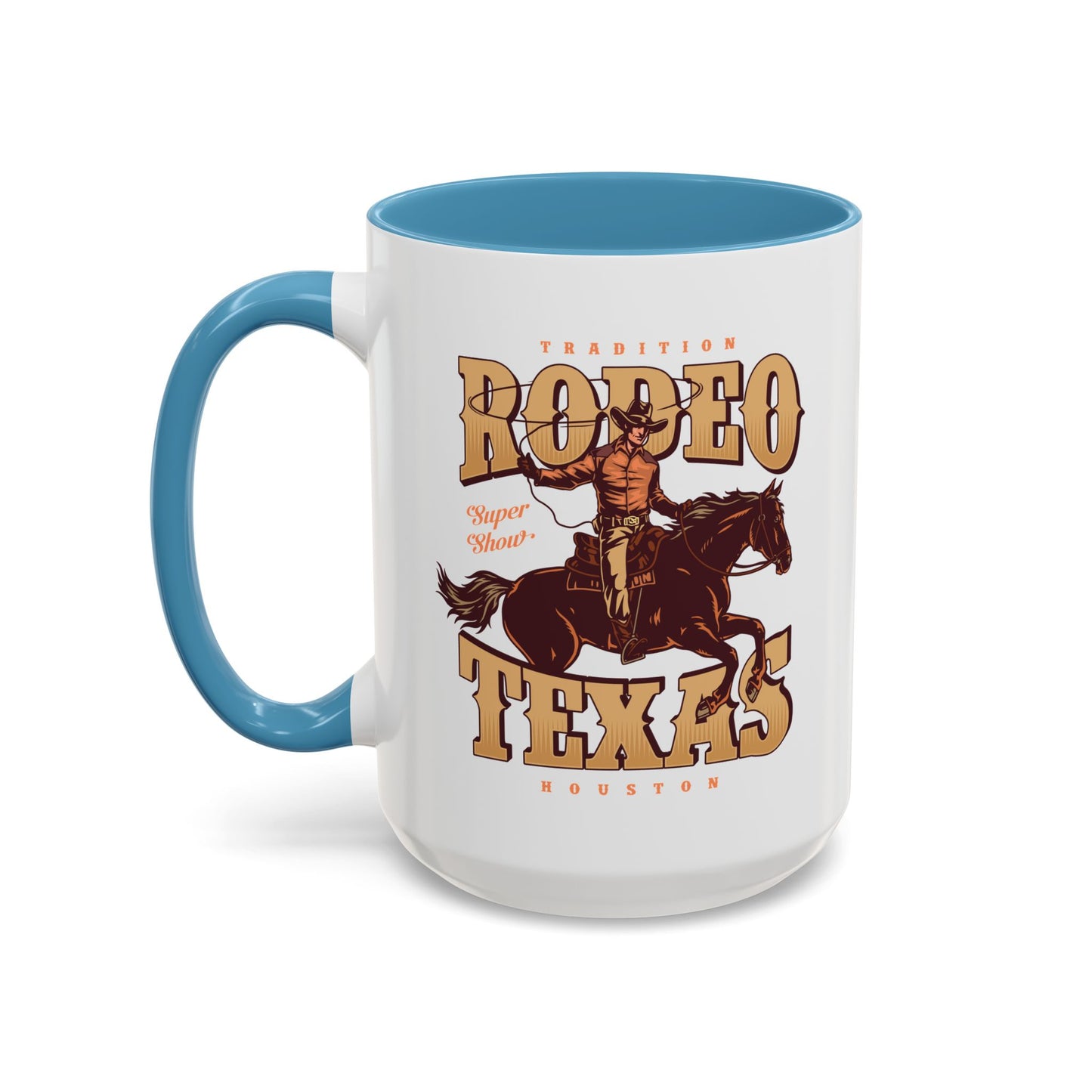 Accent Coffee Mug (11, 15oz) - Tradition Rodeo Super Show - Houston, Texas
