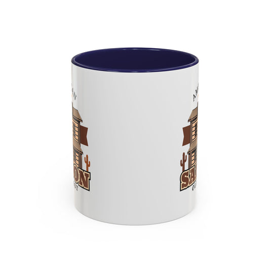 Accent Coffee Mug (11, 15oz) - American Cowboy - Saloon - Wild West