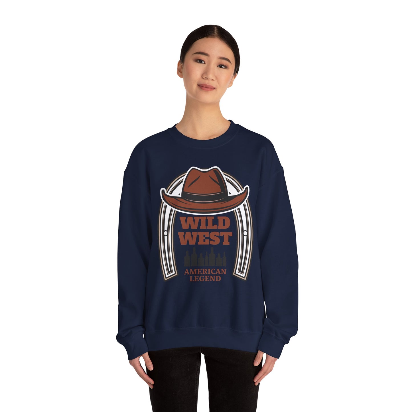 Crewneck Sweatshirt - Wild West - American Legend