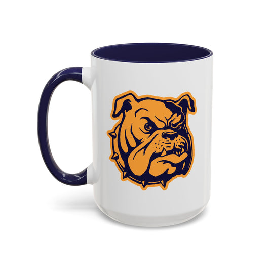 Accent Coffee Mug (11, 15oz) - Bulldog Head