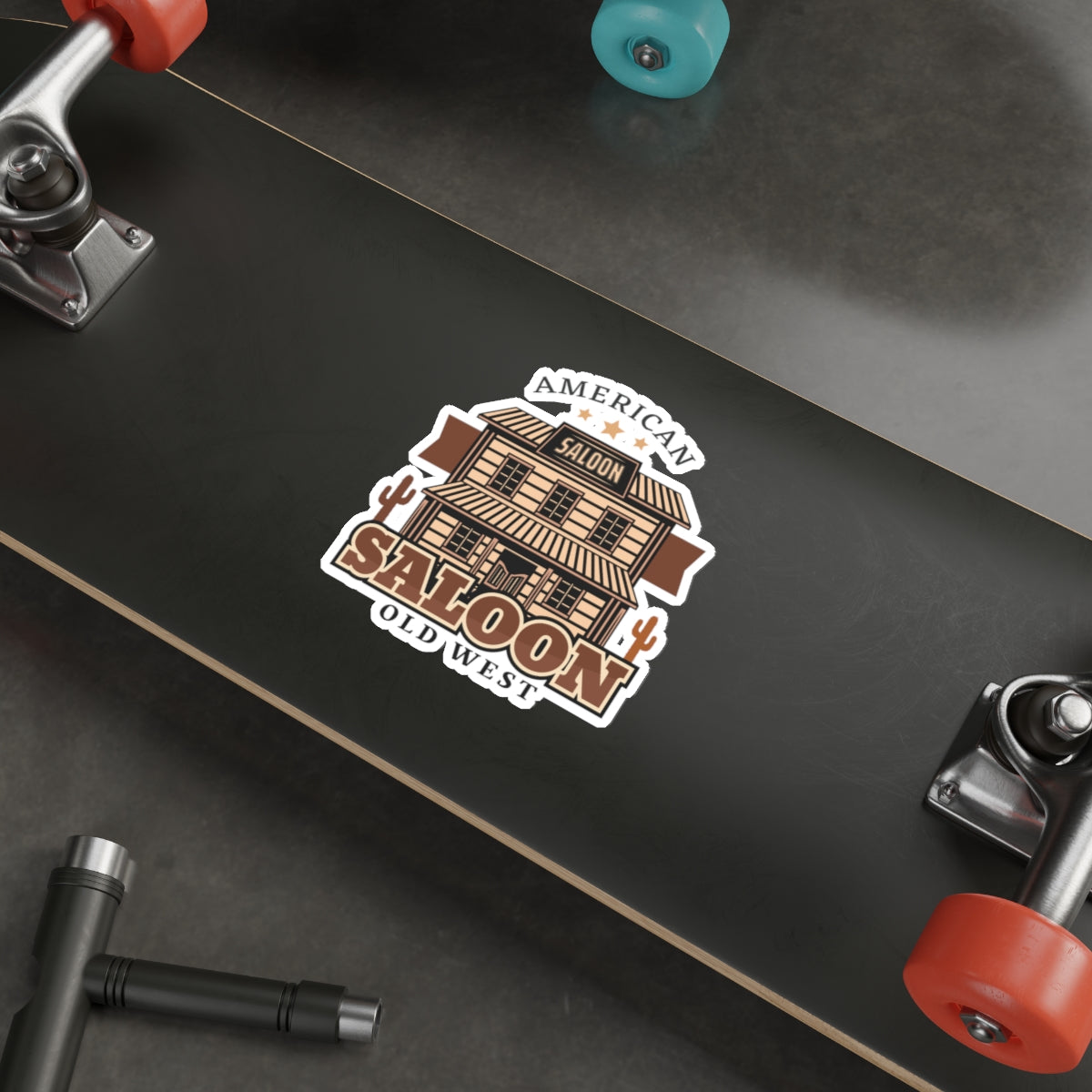 Die-cut stickers - American Cowboy - Saloon - Wild West