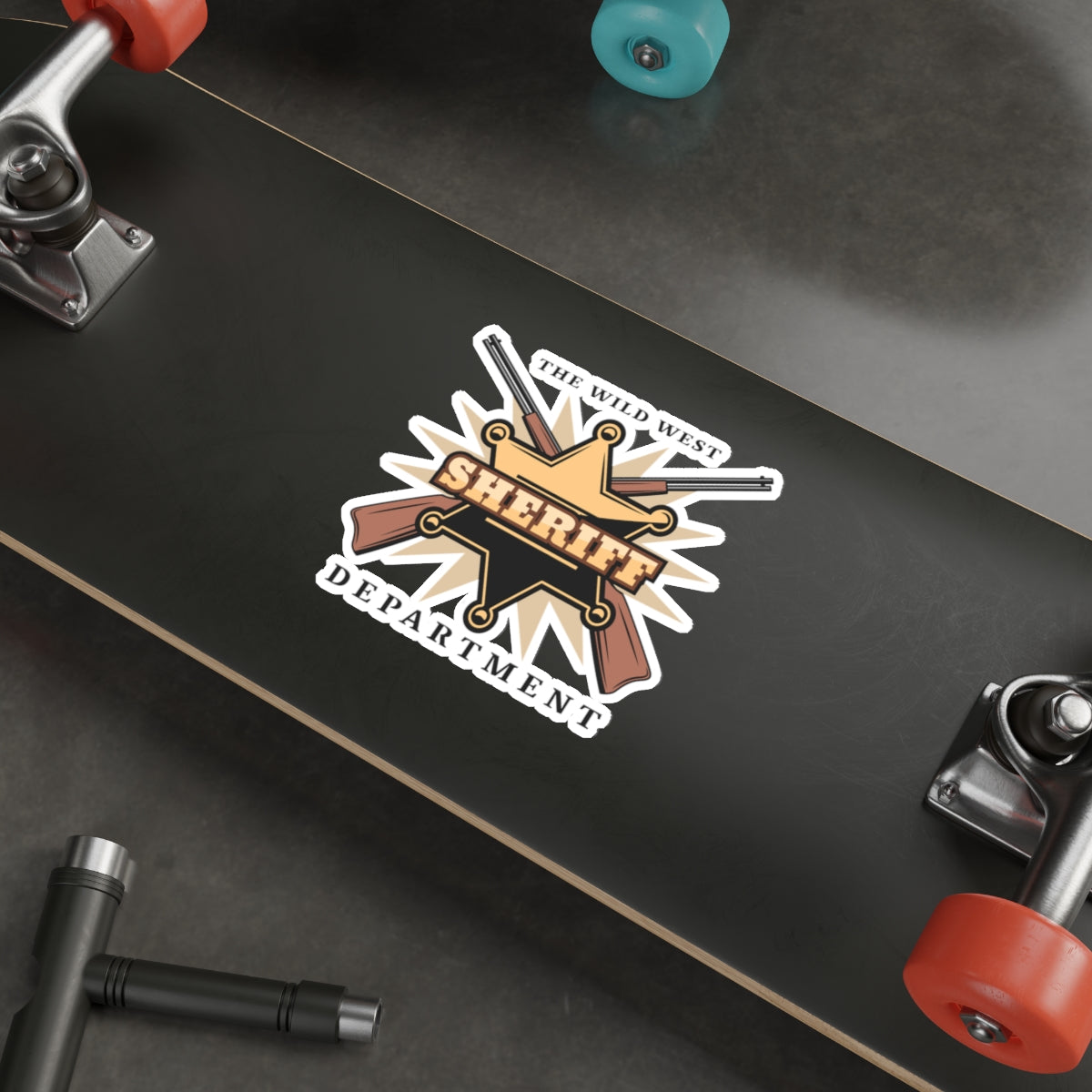 Die-cut stickers - Western Cowboy - The Wild West - Sheriff Department