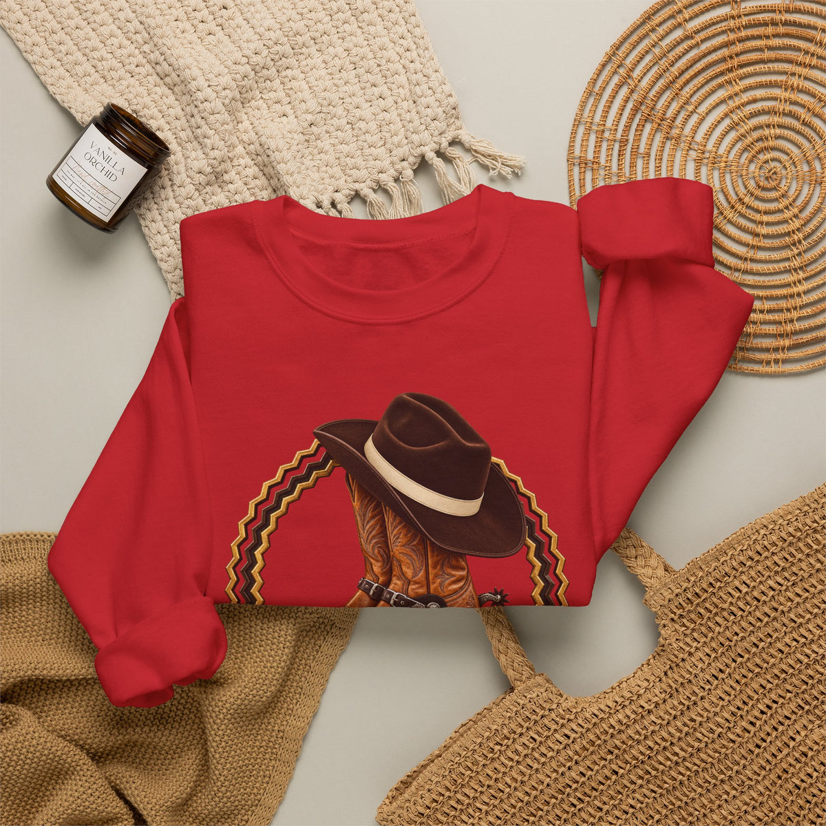 Crewneck Sweatshirt - Cowboys - Cowboy Club - Color - 3D Transparent