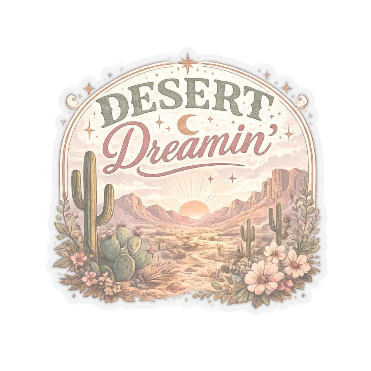 Kiss-Cut Sticker — Desert dreaming