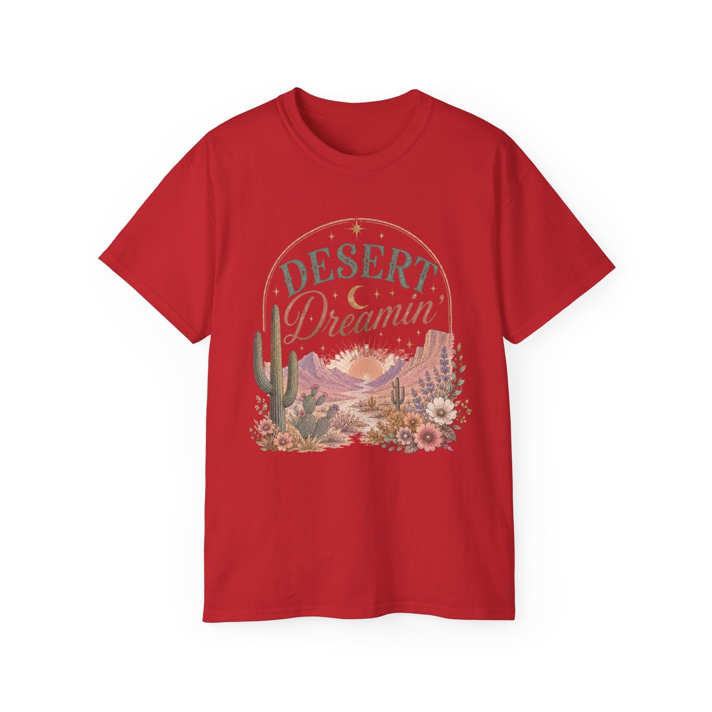 T-Shirt - Desert dreamin' in pastel hues