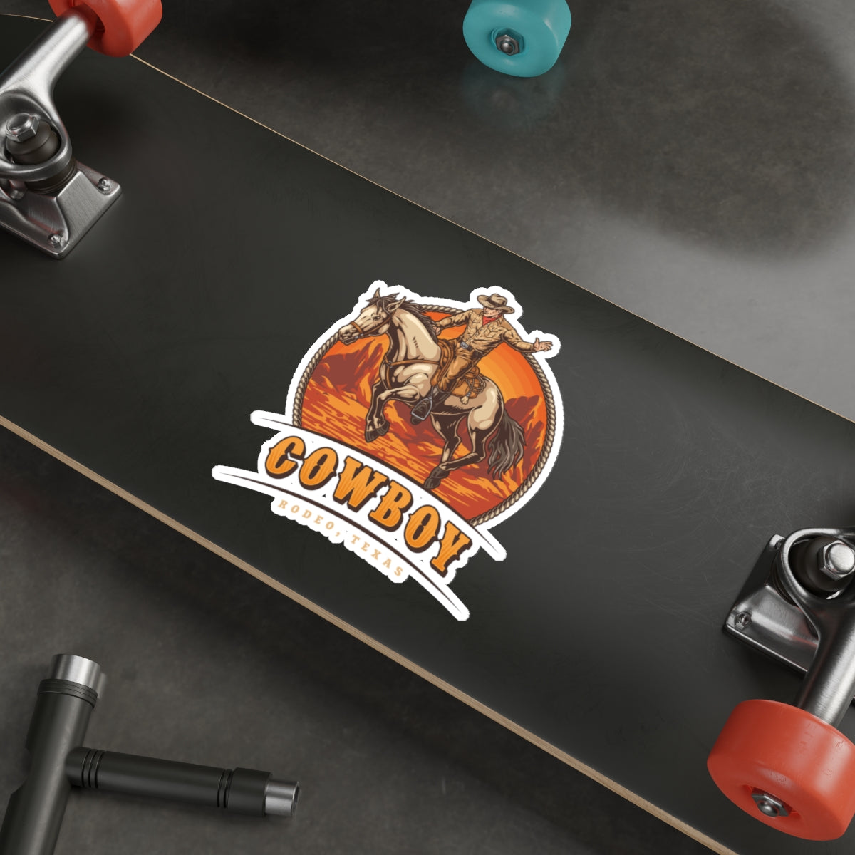 Die-cut stickers - Rodeo Cowboy - Texas
