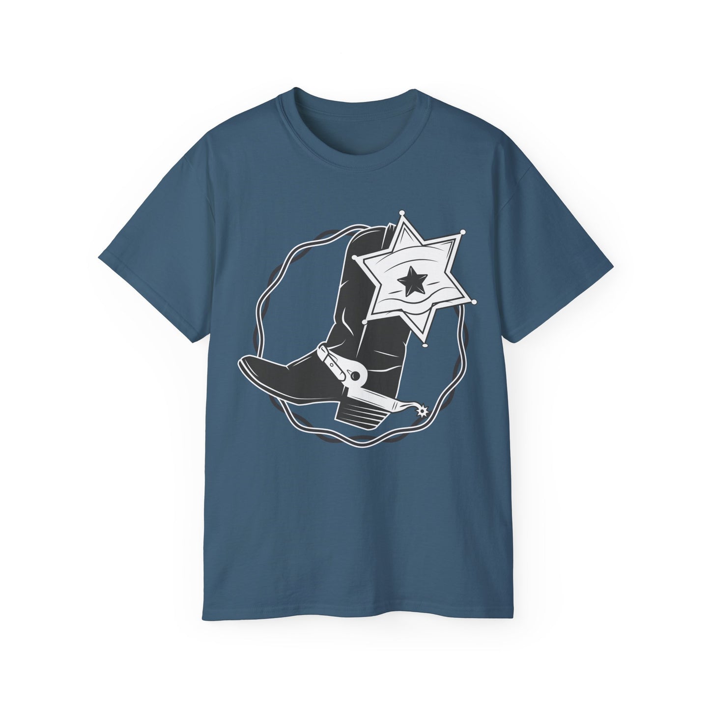 Unisex Ultra Cotton Tee - Boots w Star