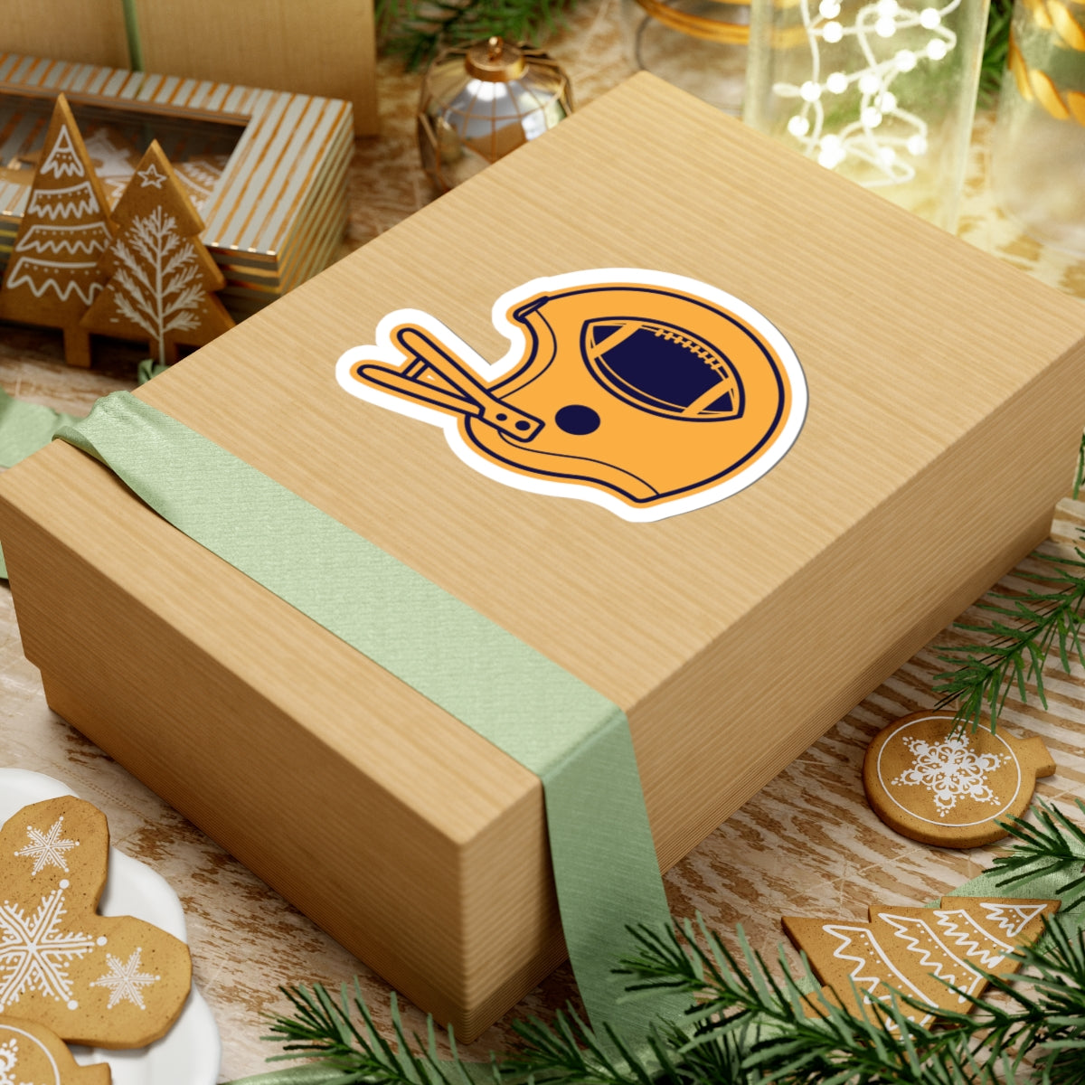 Kiss-Cut Stickers - Football Helmet