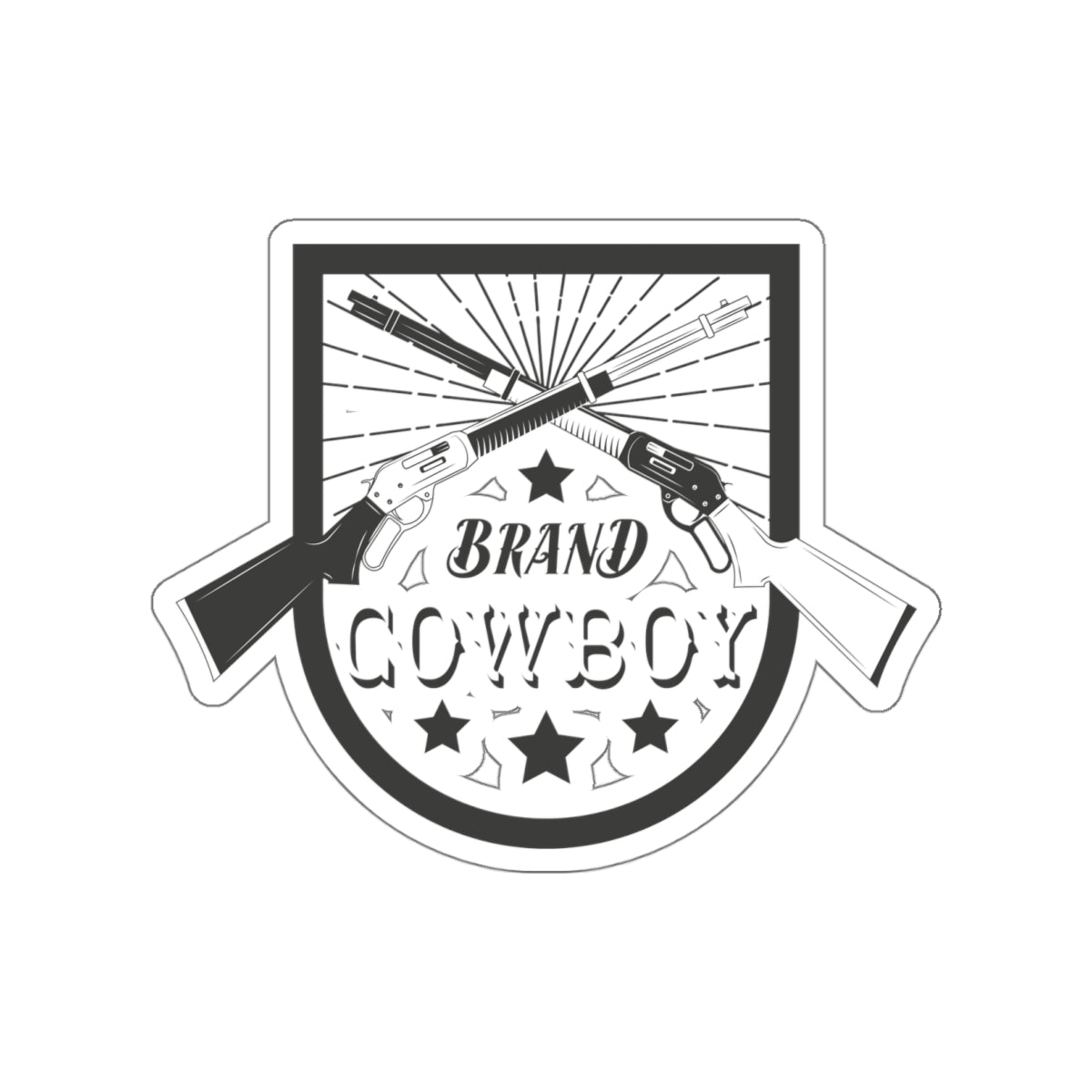 Die-cut stickers - Brand Cowboy