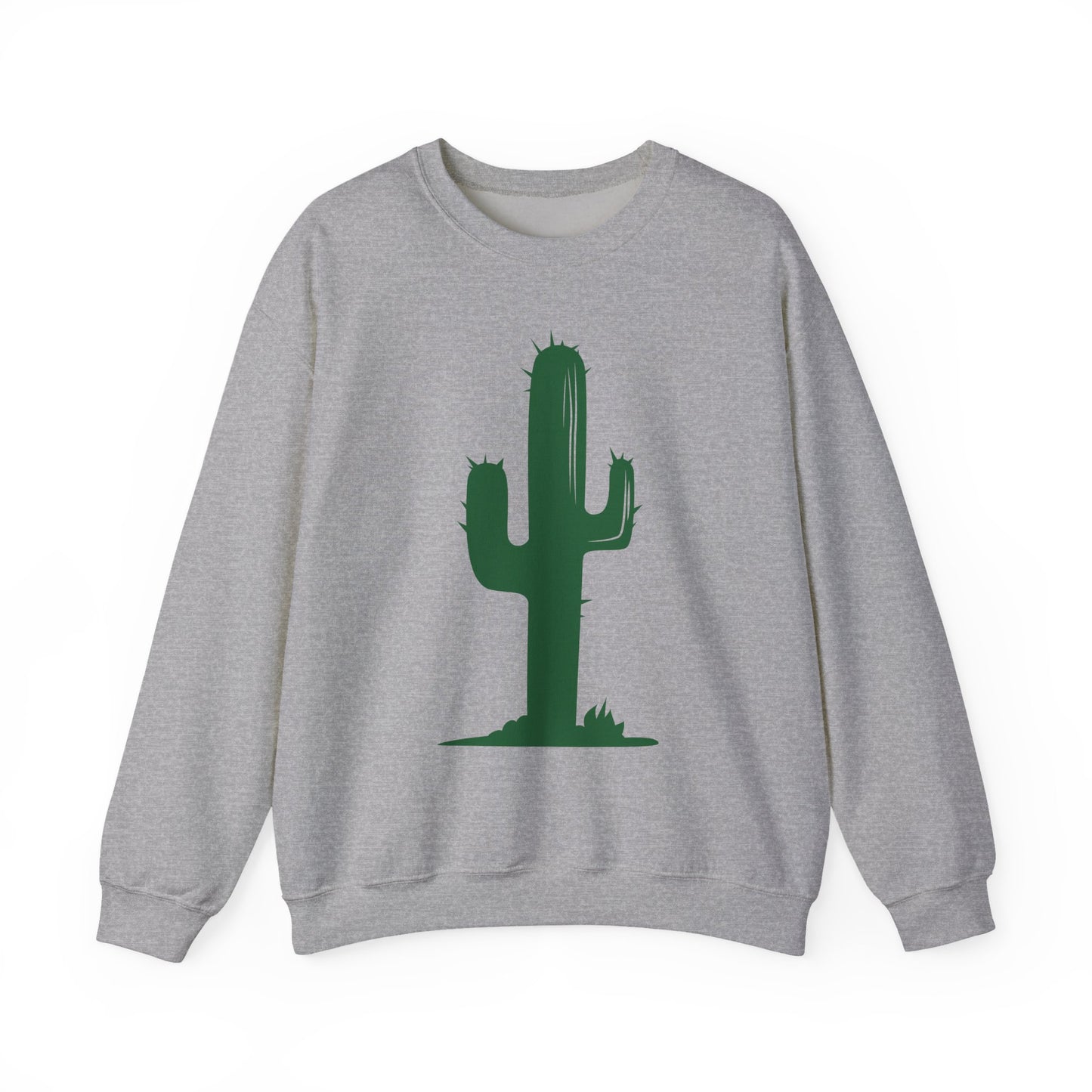 Crewneck Sweatshirt - Green Western Cactus X 300