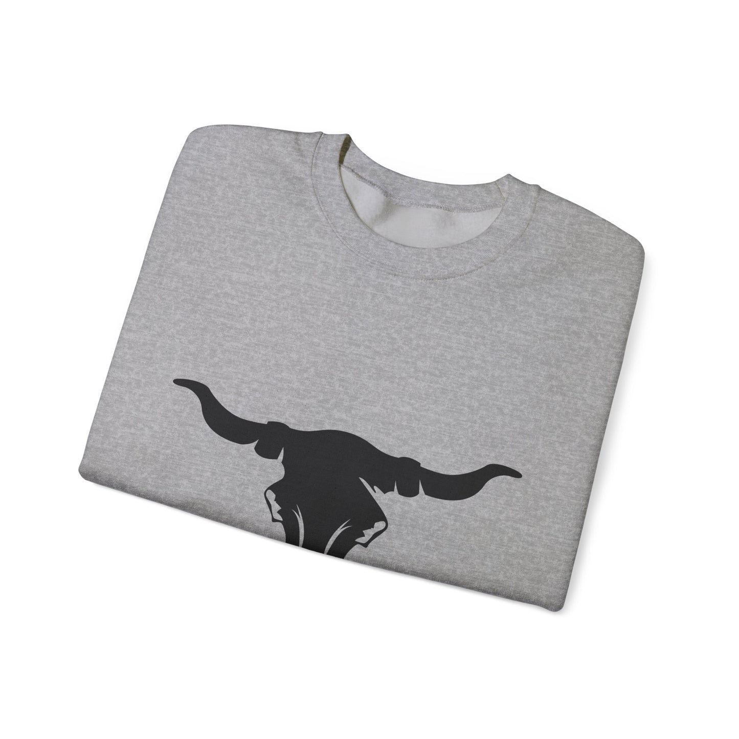 Crewneck Sweatshirt - Cattle Skull X 300