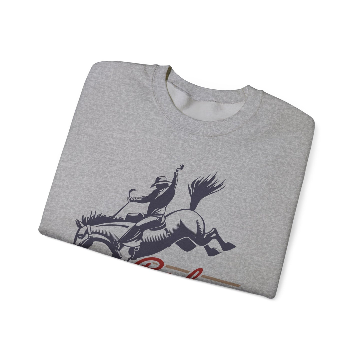 Crewneck Sweatshirt - Western Cowboy - Rodeo Club