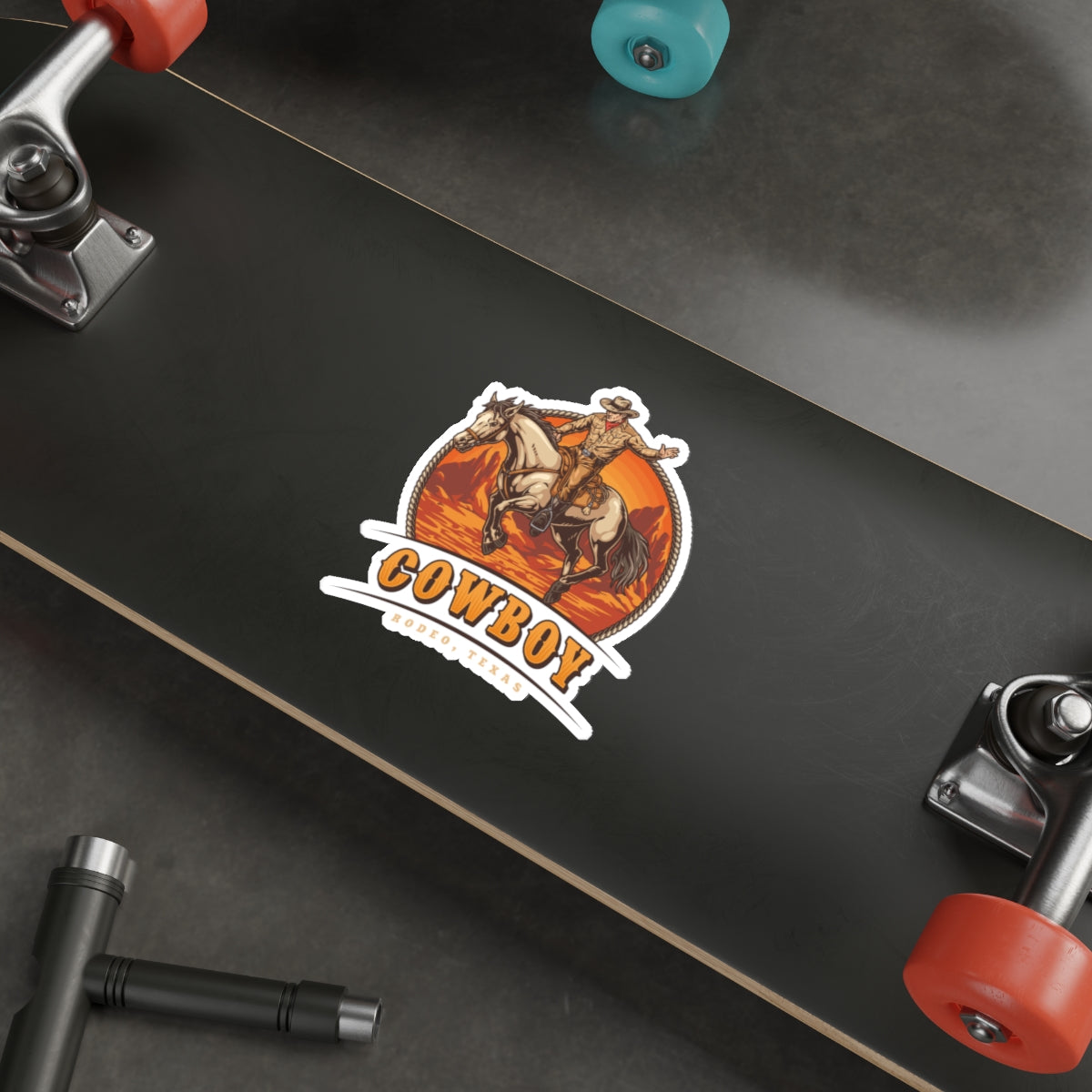 Die-cut stickers - Rodeo Cowboy - Texas