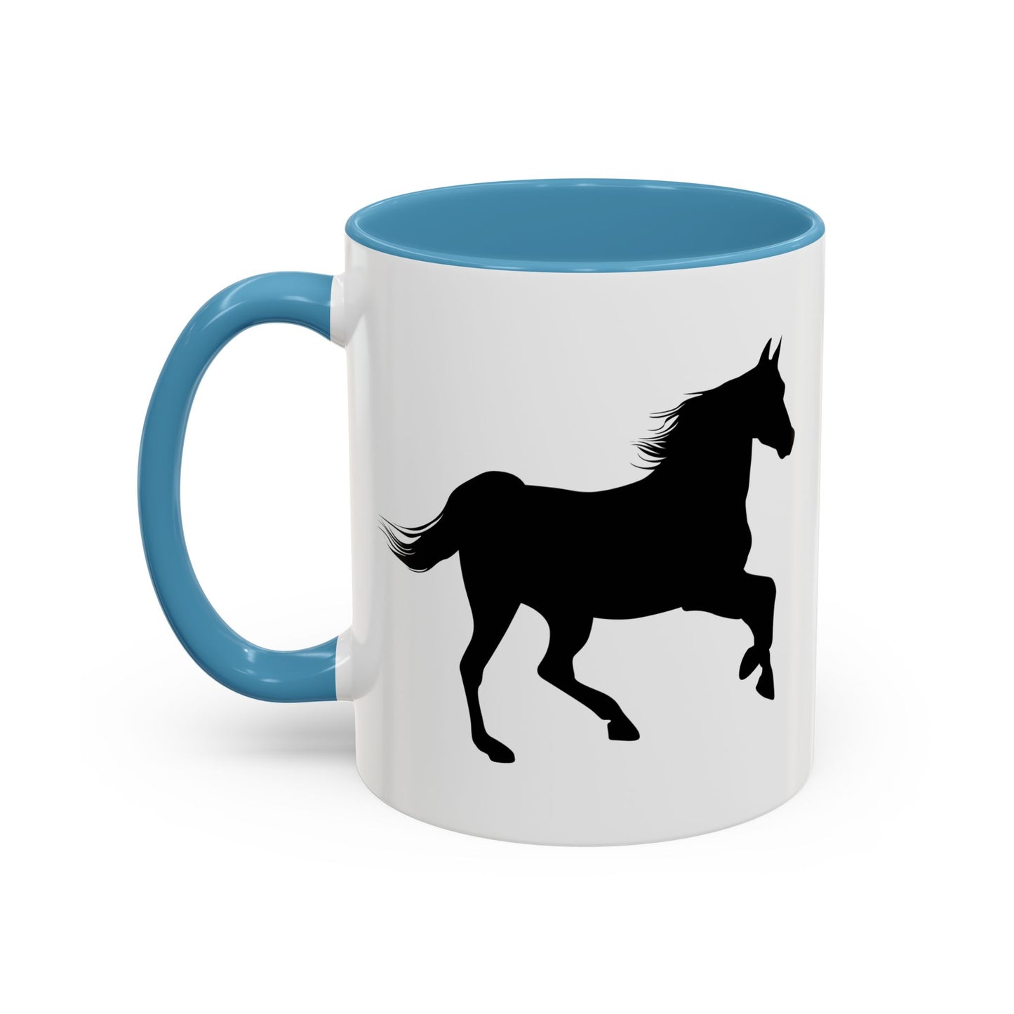 Accent Coffee Mug (11, 15oz) - Wild Horse - Prancing X 300
