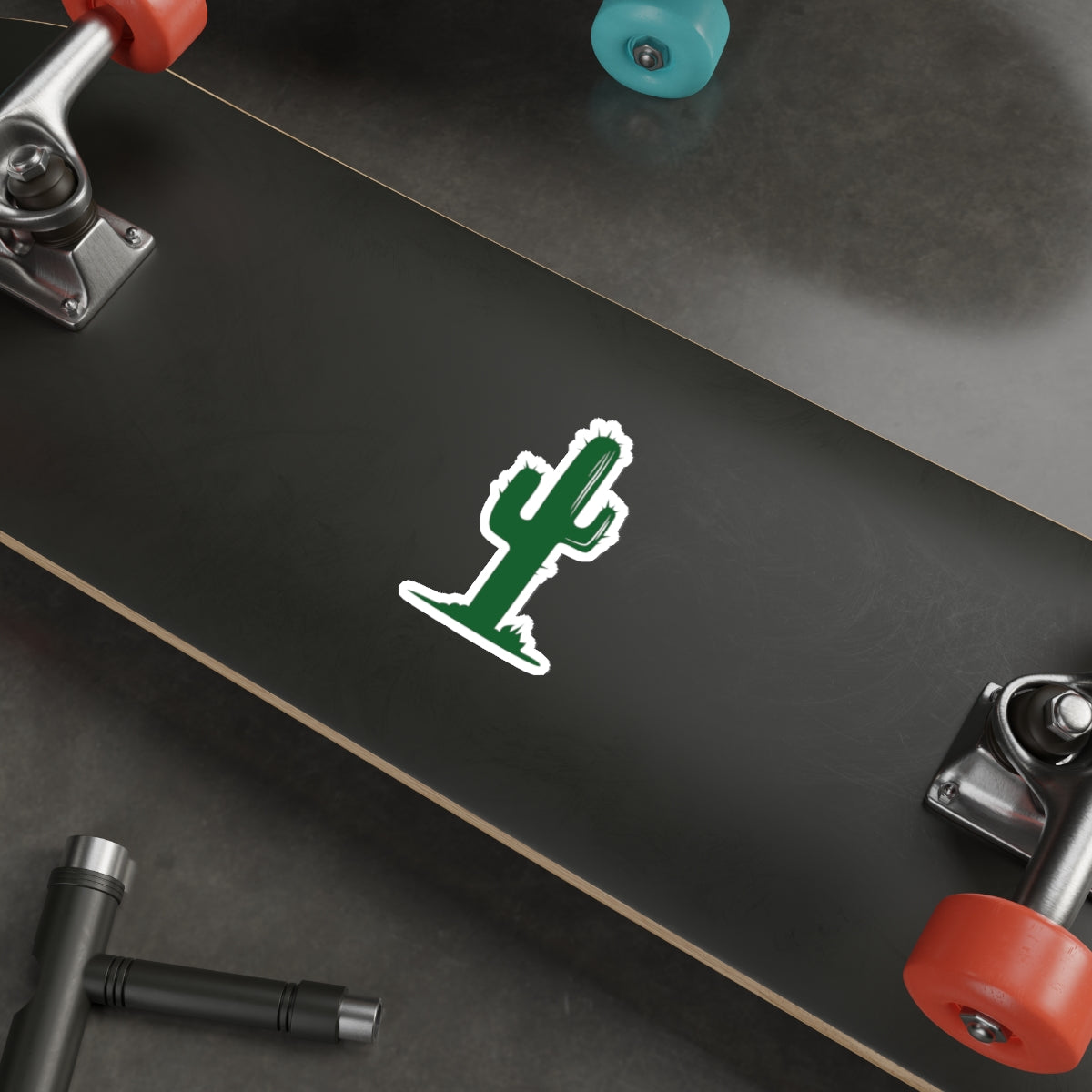 Die-cut stickers - Green Western Cactus X 300