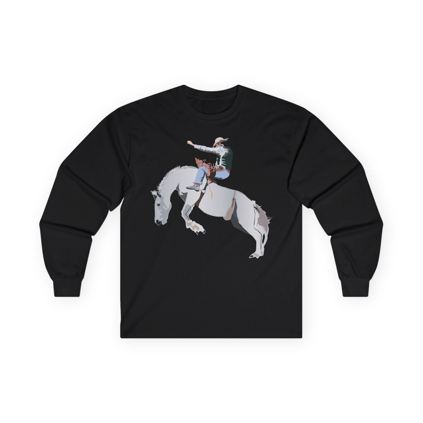 Unisex Ultra Cotton Long Sleeve Tee - Augusta - Rodeo