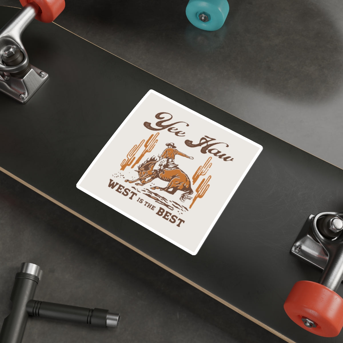 Die-cut stickers - Wild West Cowboy - Yee Haw