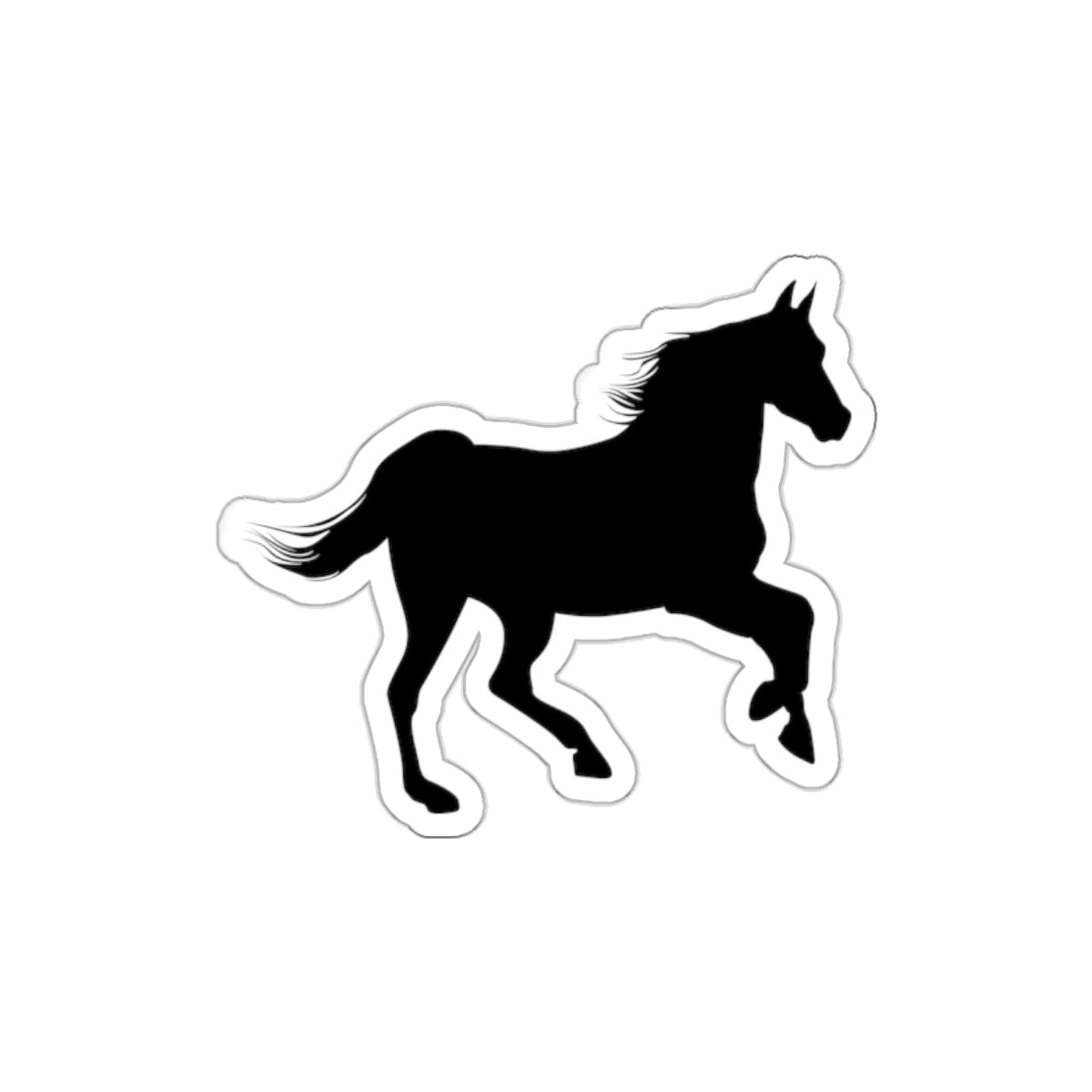 Die-cut stickers - Wild Horse - Prancing X 300