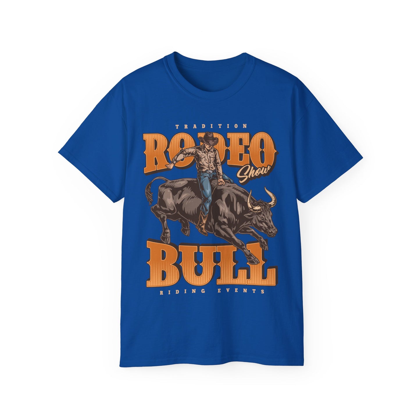 Unisex Ultra Cotton Tee - Tradition Rodeo Show - Bull Riding Events