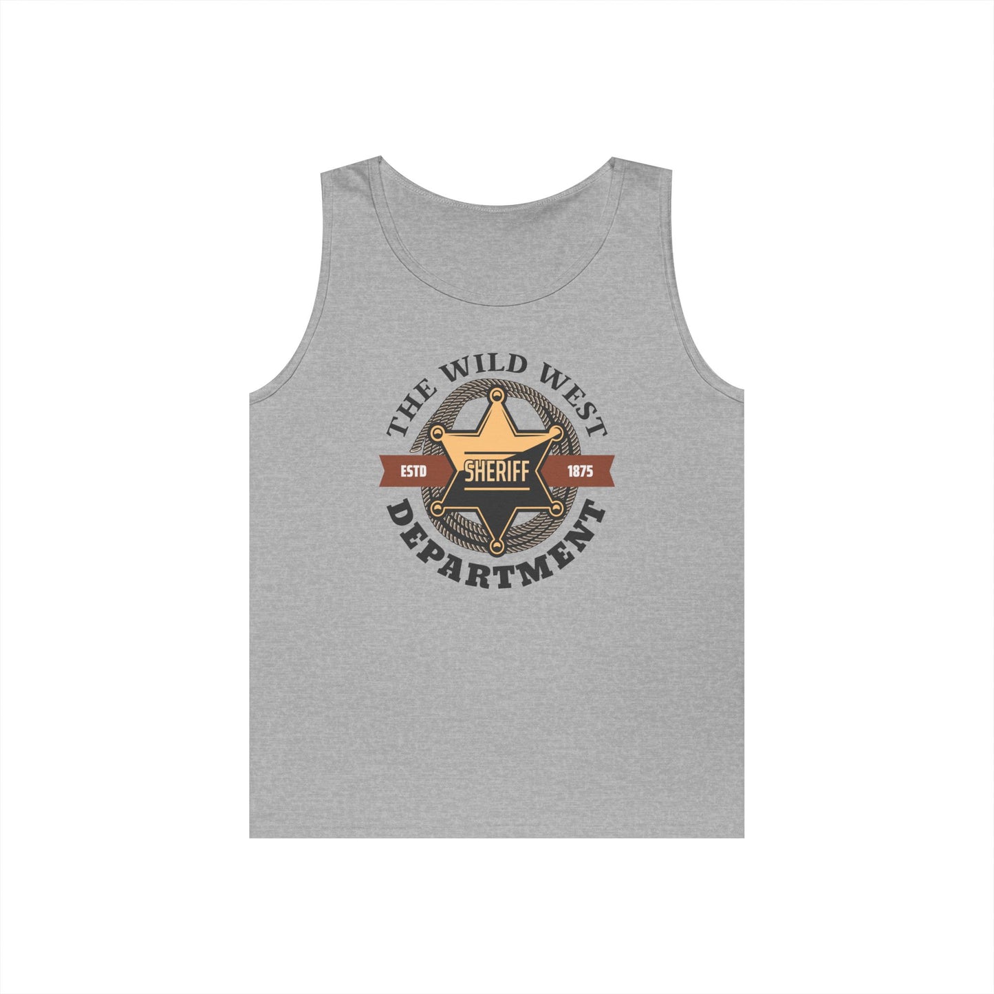 Unisex Heavy Cotton Tank Top - Sheriff Depart