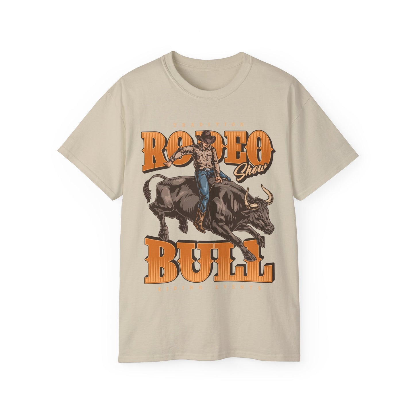Unisex Ultra Cotton Tee - Tradition Rodeo Show - Bull Riding Events