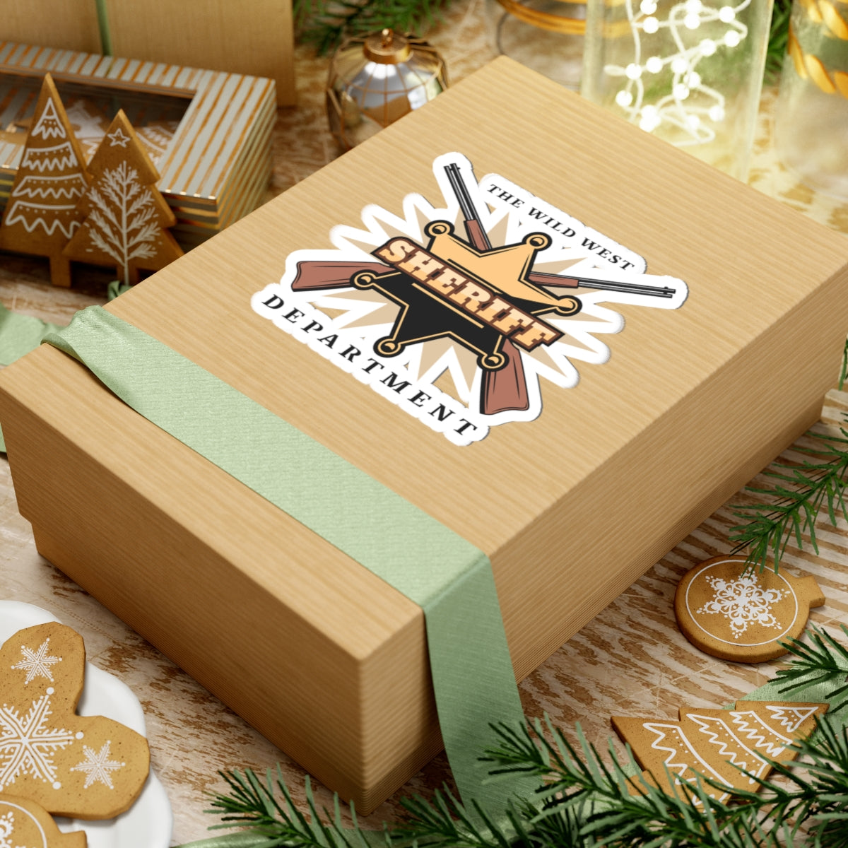 Kiss-Cut Stickers - Western Cowboy - The Wild West - Sheriff Department