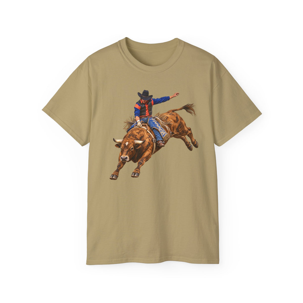 Unisex Ultra Cotton Tee - Cowboy - Rodeo - 3D