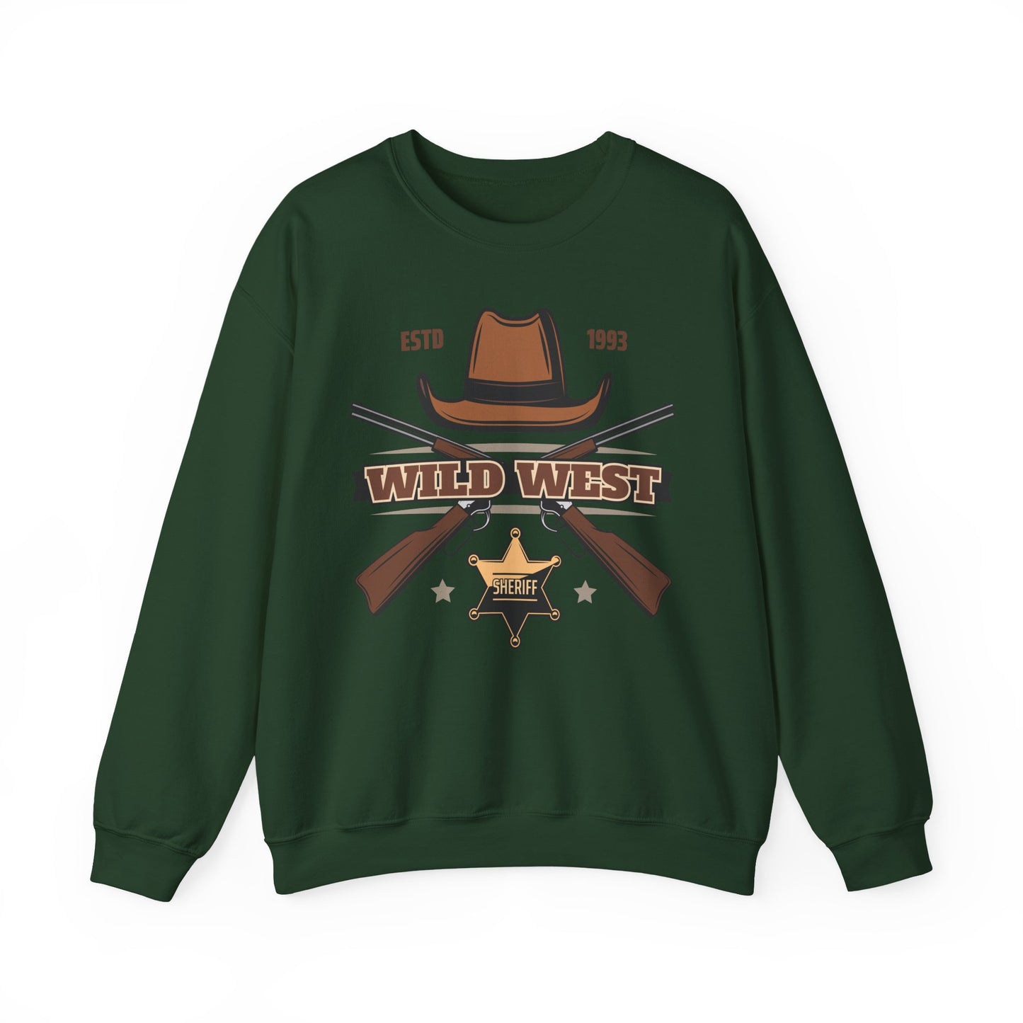 Crewneck Sweatshirt - Wild West - Sheriff